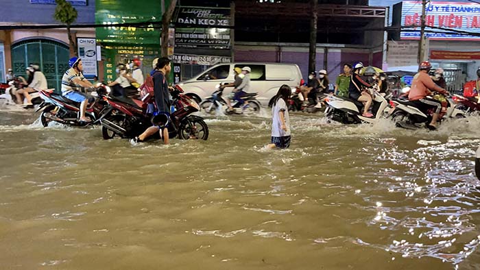 Chống nước chảy ngược khi triều cường lên